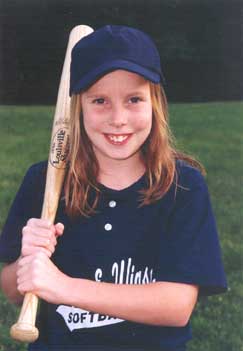 Sarah's 2003 softball picture.