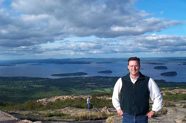 Visiting Bar Harbor, Maine.  Photo by Dale Wilkes.
