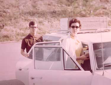 On the way to Tennessee Tech, Sept 1969